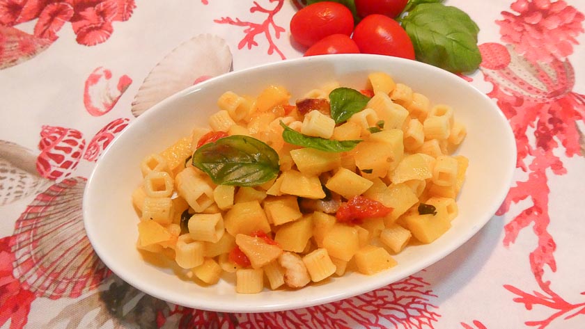 Ricetta pasta e patate estiva